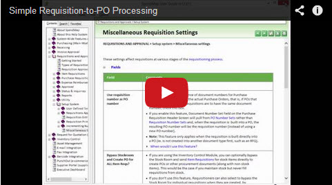 Tutorial: Simple Requisition-to-PO Processing
